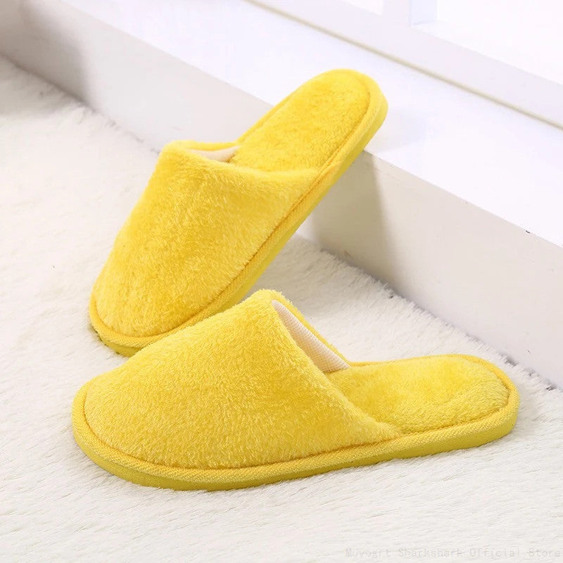 2024 Women Winter Boots Slippers Thickening Plush Warm Snow Boot Couple Thick Heels Cotton Shoes Plus Size Platform Slides Botas